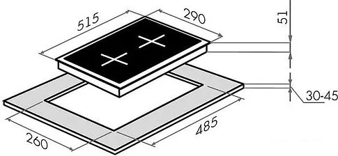 Варочная панель MAUNFELD EGHG.31.33CW/G