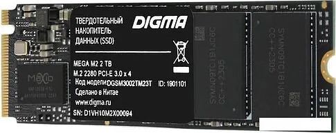 SSD Digma Mega M2 2TB DGSM3002TM23T