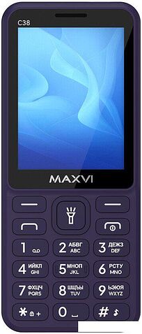Телефон Maxvi C38 (фиолетовый)