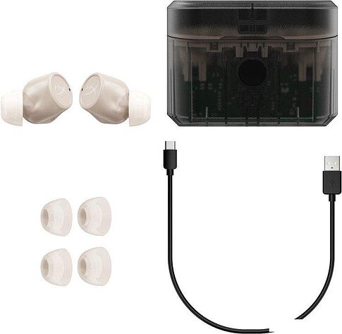 Наушники HyperX Cirro Buds Pro (бежевый)