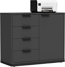 Тумба Crafto Вера 03 90x40x75 (графит)