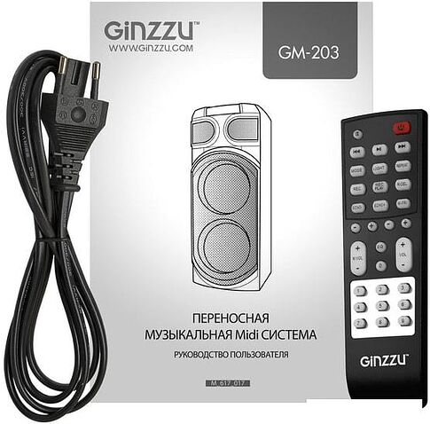 Колонка для вечеринок Ginzzu GM-203