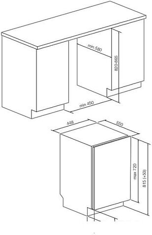 Посудомоечная машина Graude VGE 45.0