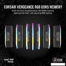 Оперативная память Corsair Vengeance RGB 2x16ГБ DDR5 6400 МГц CMH32GX5M2B6400C36 Оперативная память Corsair Vengeance RGB 2x16ГБ DDR5 6400 МГц CMH32GX5M2B6400C36