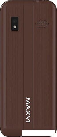 Кнопочный телефон Maxvi K21 (коричневый)