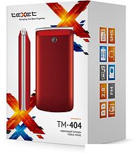 Мобильный телефон TeXet TM-404 Red