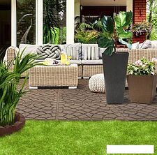 Вазон Multy Home Sonata EU5100006 (черный сланец)