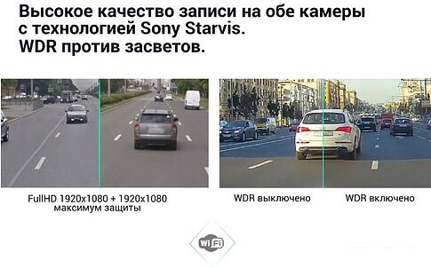 Видеорегистратор Roadgid CityGo 3 WI-FI 2CH