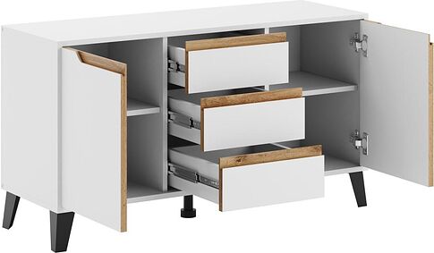 Тумба ЭлиГард Eyva RTV 2D3S (белый)