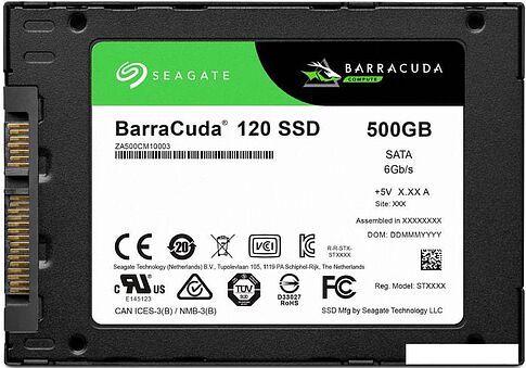 SSD Seagate BarraCuda 120 500GB ZA500CM10003