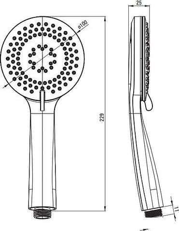 Душевая система  Deante Box Gold BXYZGEBT