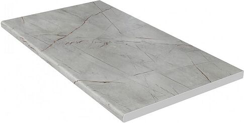 Готовая кухня Интерлиния Мила Шато 2.5Б (слоновая кость/океан/серый каспий)