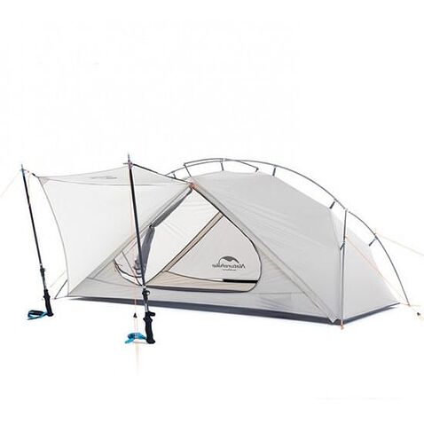 Кемпинговая палатка Naturehike VIK II silicone NH19ZP003-1 (15D, белый)