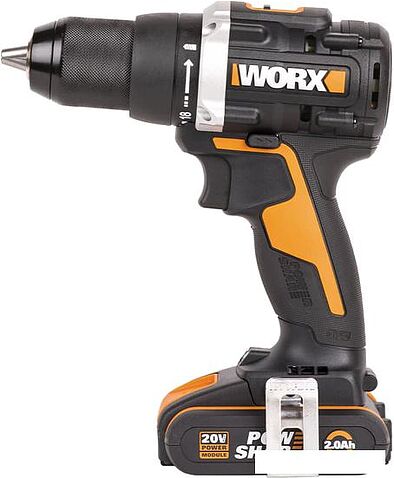 Дрель-шуруповерт Worx WX102 (с 2-мя АКБ, кейс)