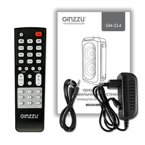 Колонка для вечеринок Ginzzu GM-214