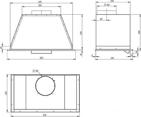 Кухонная вытяжка Akpo Neva 60 WK-10 (белый)