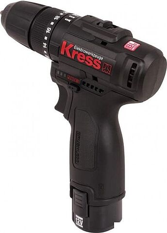 Ударная дрель-шуруповерт Kress KU362.2 (с 2-мя АКБ, сумка)