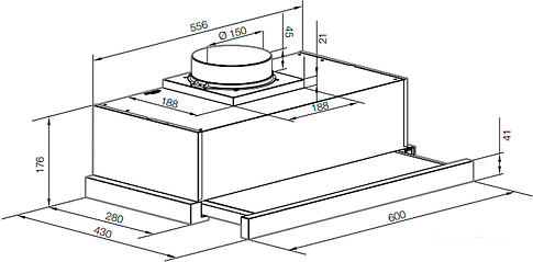 Кухонная вытяжка Graude DHF 60.0 EL