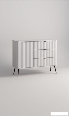 Тумба Arvento Rondo 1D3S (белый/эко джелато)