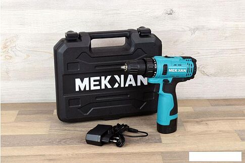 Дрель-шуруповерт Mekkan MK10710FPG (с 1-м АКБ, кейс)