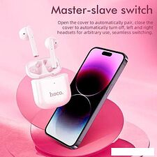 Наушники Hoco EW19 Plus (розовый)
