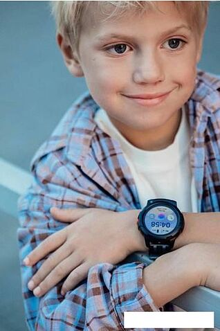 Детские умные часы Elari KidPhone 4G Wink (черный)