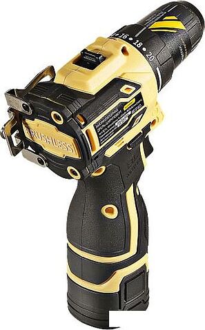 Дрель-шуруповерт Hanskonner HCD1645BLC (с 2-мя АКБ, сумка)