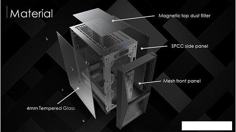 Корпус Raijintek Silenos MS Pro (черный)