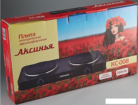 Настольная плита Аксинья КС-008 (коричневый)