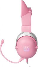 Наушники Onikuma X11 (розовый, с ушками)