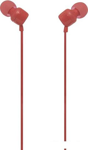 Наушники с микрофоном JBL T110 (красный)