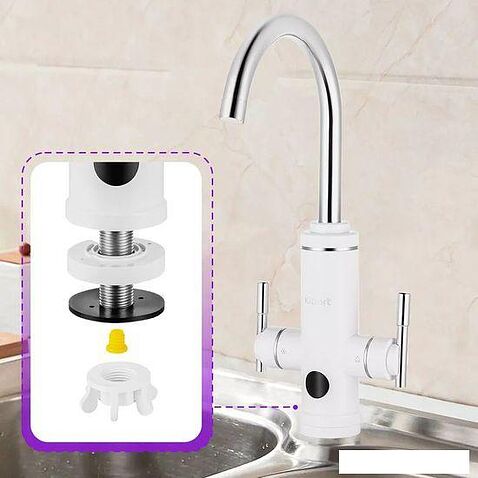 Проточный электрический водонагреватель-кран Kitfort KT-4031