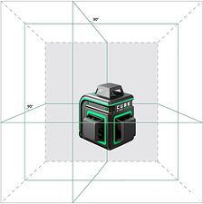 Лазерный нивелир ADA Instruments Cube 3-360 Green Basic Edition А00560 Лазерный нивелир ADA Instruments Cube 3-360 Green Basic Edition А00560