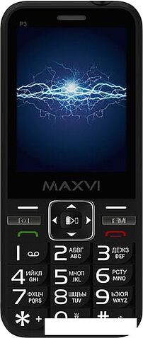 Мобильный телефон Maxvi P3 (черный)