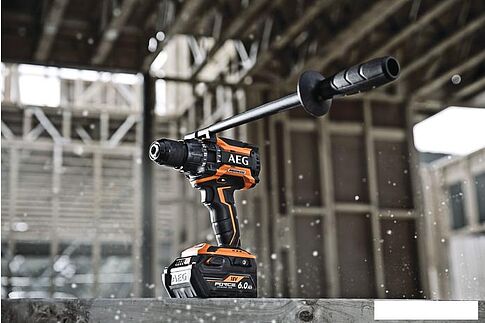 Ударная дрель-шуруповерт AEG Powertools BSB 18BL LI-602C 4935464100 (с 2-мя АКБ 6 Ач, кейс)