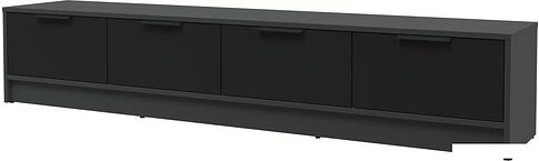 Тумба Интерлиния ТВ Концепт КТ-ТВ4-35 (черный/антрацит)