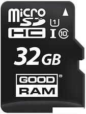 Карта памяти GOODRAM M1AA microSDHC M1AA-0320R12 32GB (с адаптером) Карта памяти GOODRAM M1AA microSDHC M1AA-0320R12 32GB (с адаптером)
