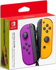 Геймпад Nintendo Joy-Con (неоновый фиолетовый/неоновый оранжевый) Геймпад Nintendo Joy-Con (неоновый фиолетовый/неоновый оранжевый)