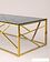 Журнальный столик Stool Group Арт Деко 120x60 ECT-015-TG-SK (стекло Smoke/сталь золото)