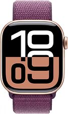 Умные часы Apple Watch Series 10 42 мм (алюминиевый корпус, розовое золото/сливовый, нейлоновый ремешок) Умные часы Apple Watch Series 10 42 мм (алюминиевый корпус, розовое золото/сливовый, нейлоновый ремешок)
