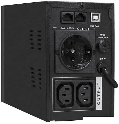 Источник бесперебойного питания ExeGate SpecialPro UNB-650.LED.AVR.1SH.2C13.RJ.USB EX292768RUS