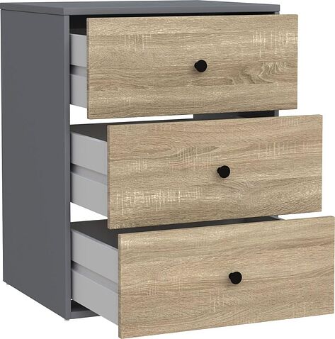 Тумба Mio Tesoro Мини 3 ящика 2.07.03.060.13 (серый/сонома)