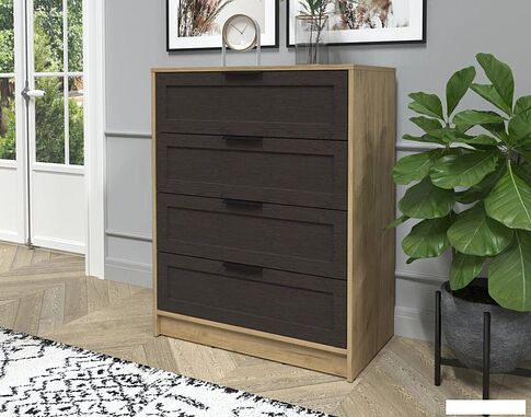 Комод Интерлиния Концепт Тренд КТ-К80 (дуб золотой/дуб английский)