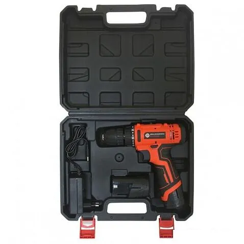 Дрель-шуруповерт Калибр ДА-12А (с 2-мя АКБ, кейс)