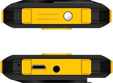 Кнопочный телефон F+ PR240 (черный/желтый)