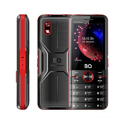 Кнопочный телефон BQ-Mobile BQ-2842 Disco Boom (красный)