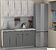 Готовая кухня ЭлиГард Lion 1.5 (ледяное дерево/дымчатый алмаз/королевский опал)