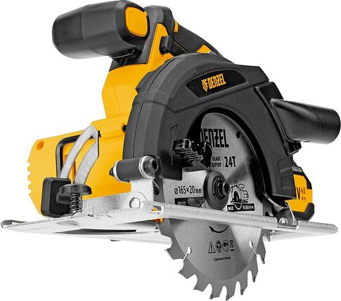 Дисковая (циркулярная) пила Denzel CCSH-20-165 (с 1-им АКБ)