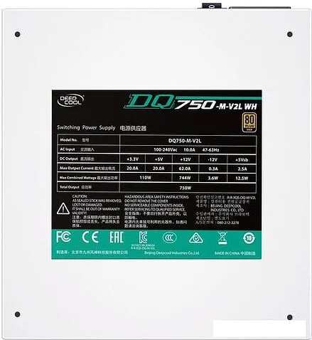 Блок питания DeepCool DQ750-M-V2L WH
