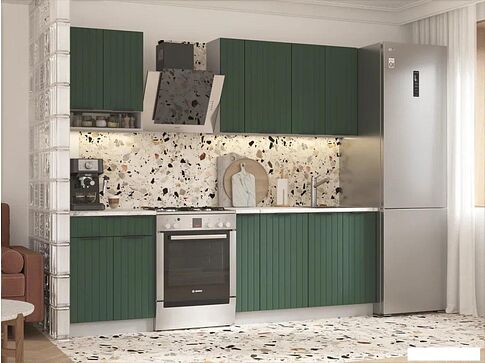 Готовая кухня Arvento АНТА-плюс 1.8м (зеленый)